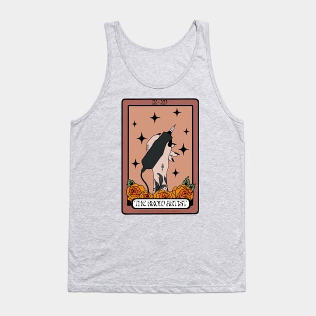 The Brow Artist Tarot Tank Top by SouthernVanityByJillyan